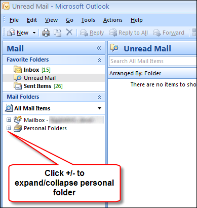 How to create smart folder in outlook